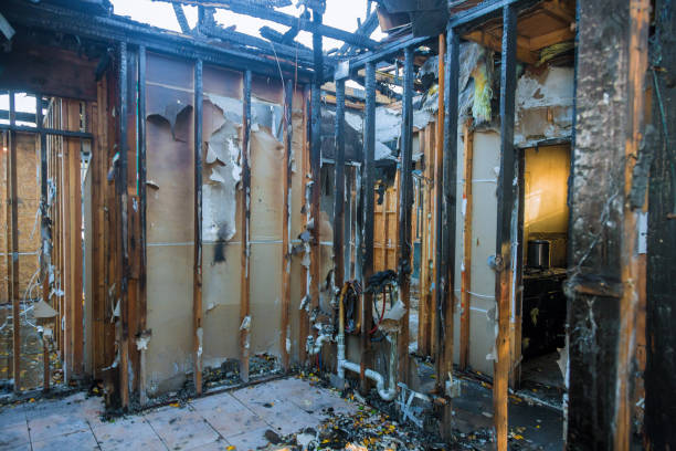Professional Fire Damage Repair technician working in Resaca, GA